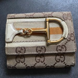 Authentic Gucci Horse Bit Wallet
